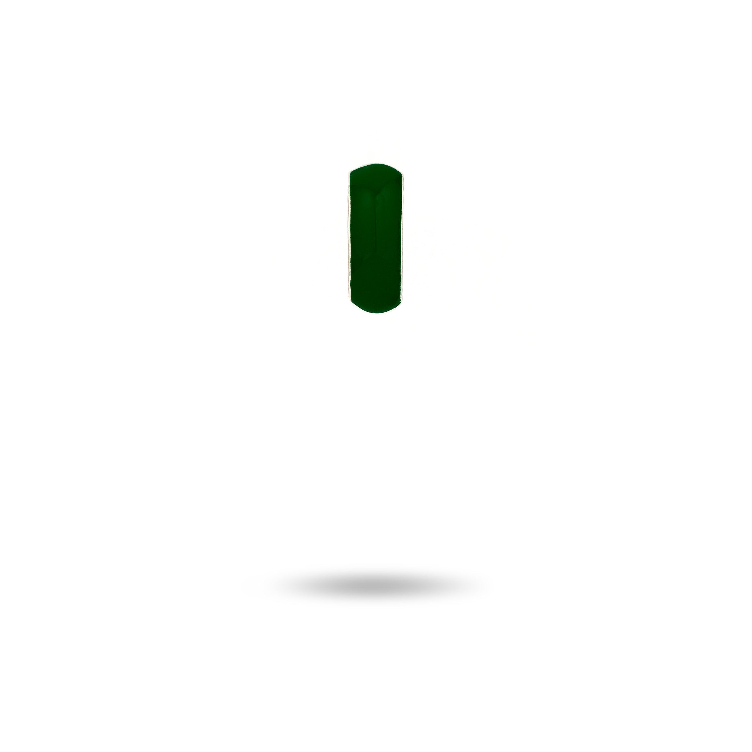 Forest Green Enamel Mini Bead