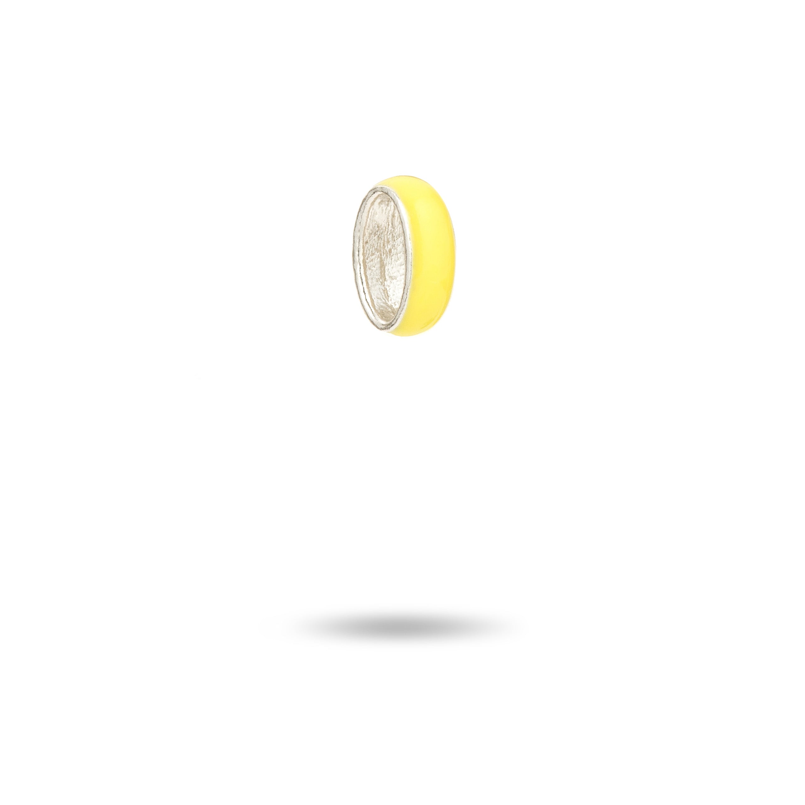 Yellow Enamel Mini Bead