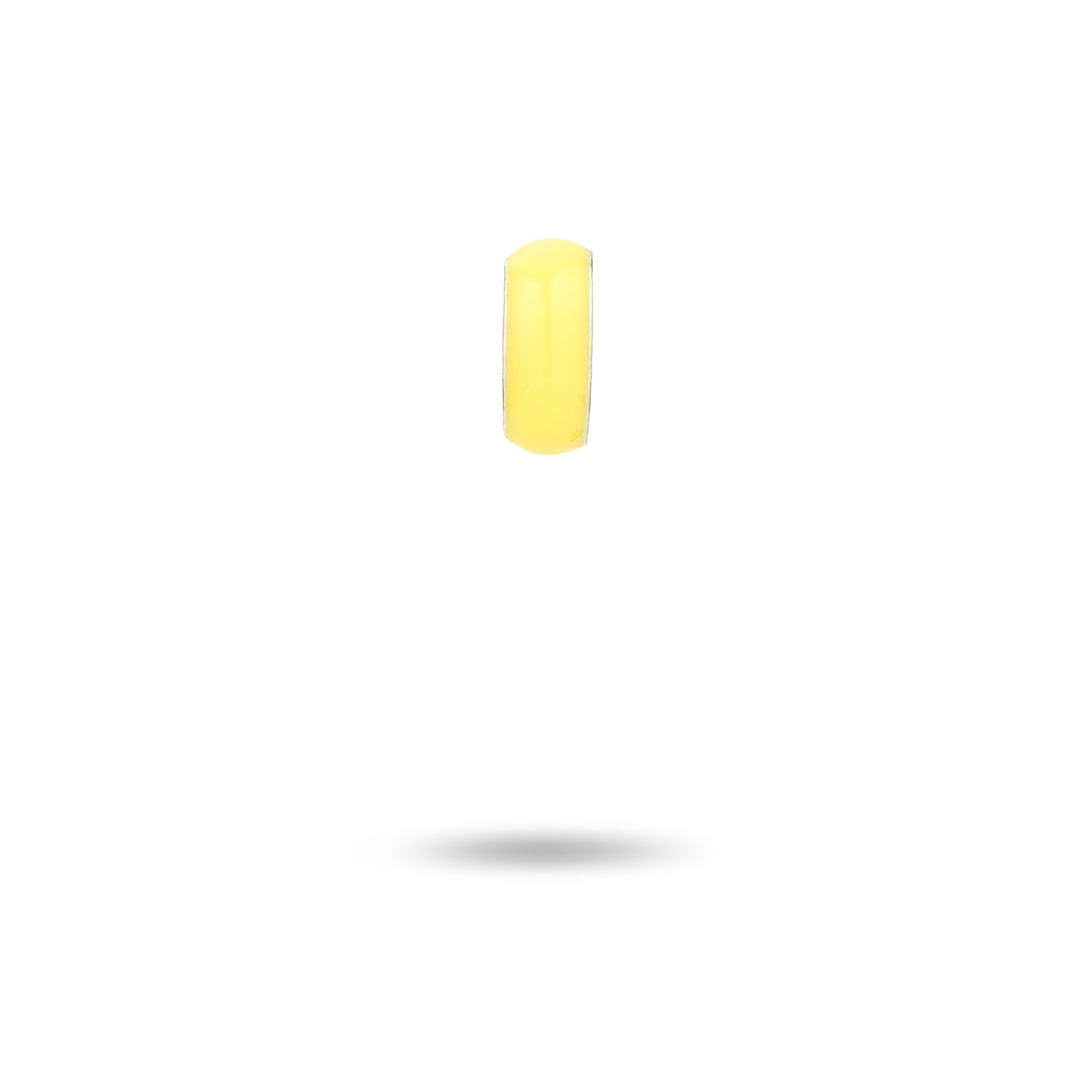 Yellow Enamel Mini Bead