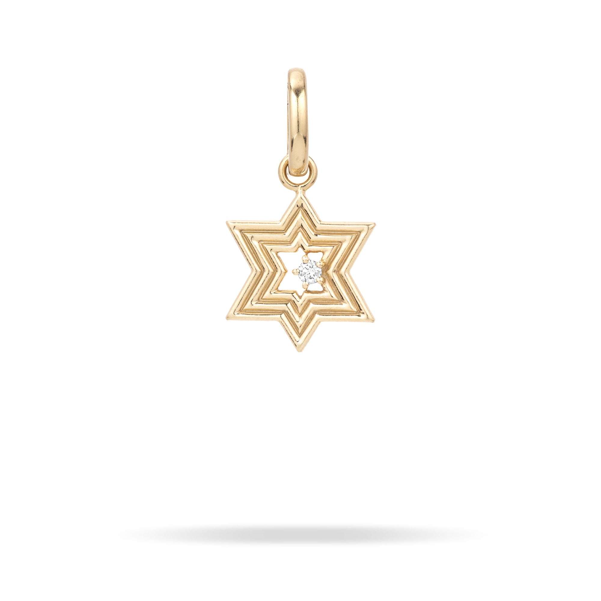 Groovy Star of David Hinged Charm