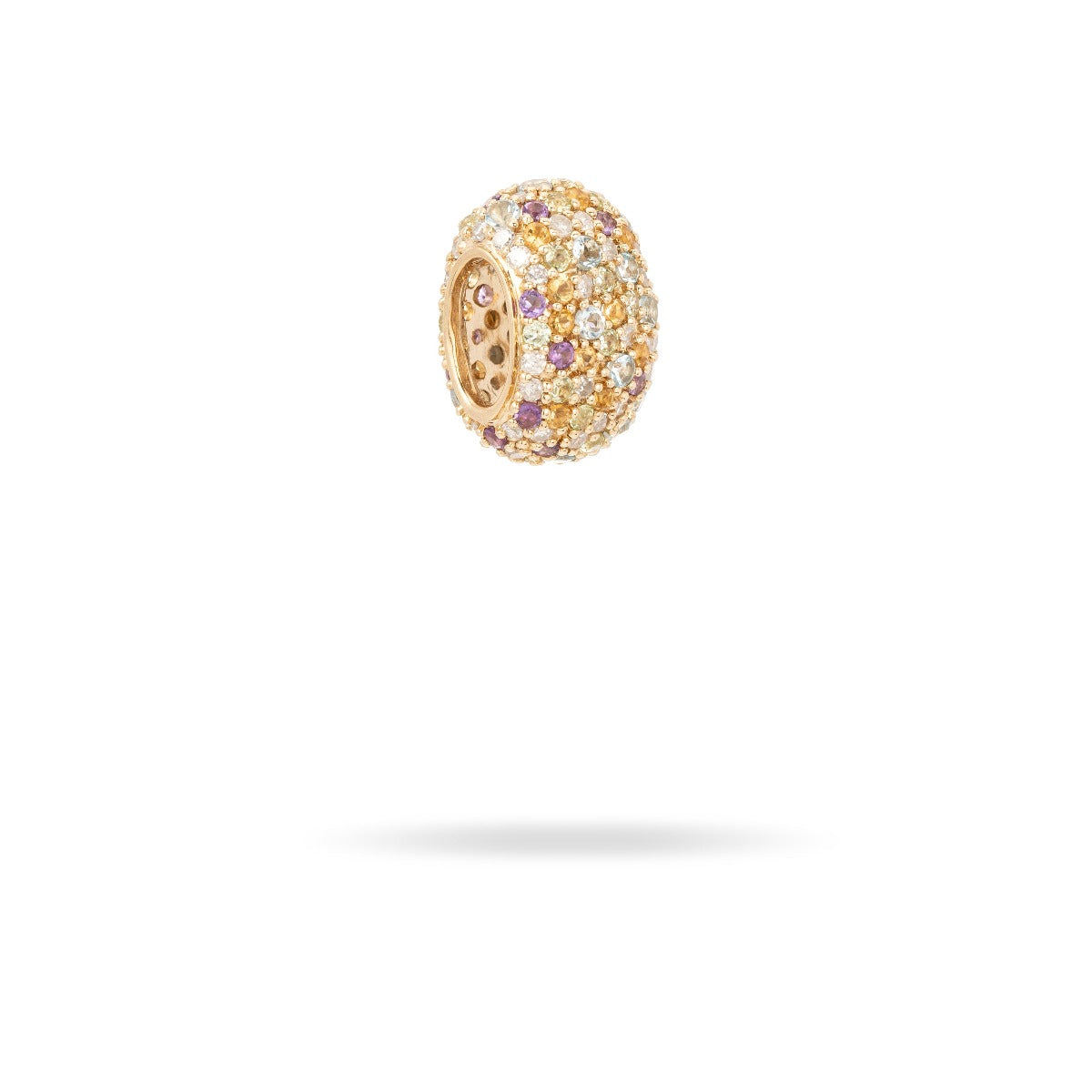 Diamond + Gemstone Iridescent Big Bead