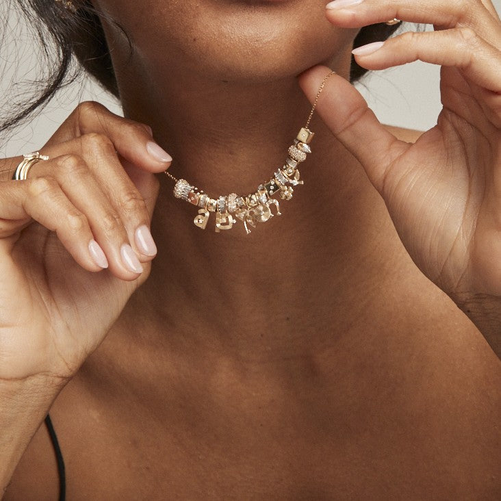 Groovy Diamond Heart Key Mini Charm