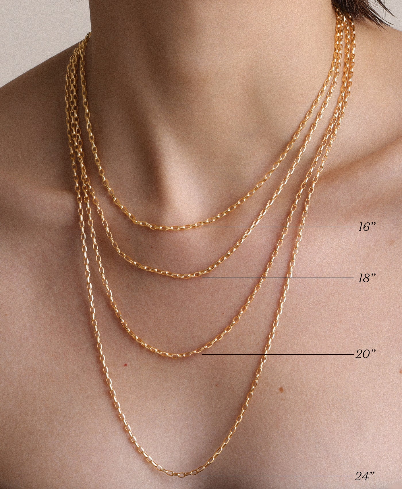 2mm Italian Chain Link Necklace in Sterling Silver | Adina Reyter
