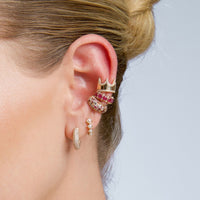 Pavé Chunky Tube J Hoops