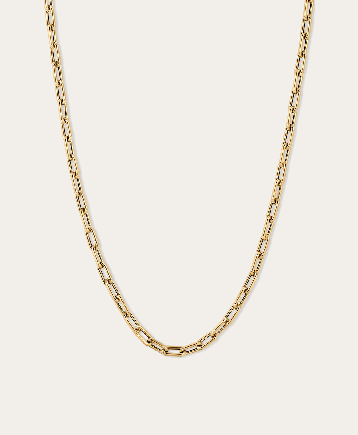 4mm Italian Chain Link Necklace