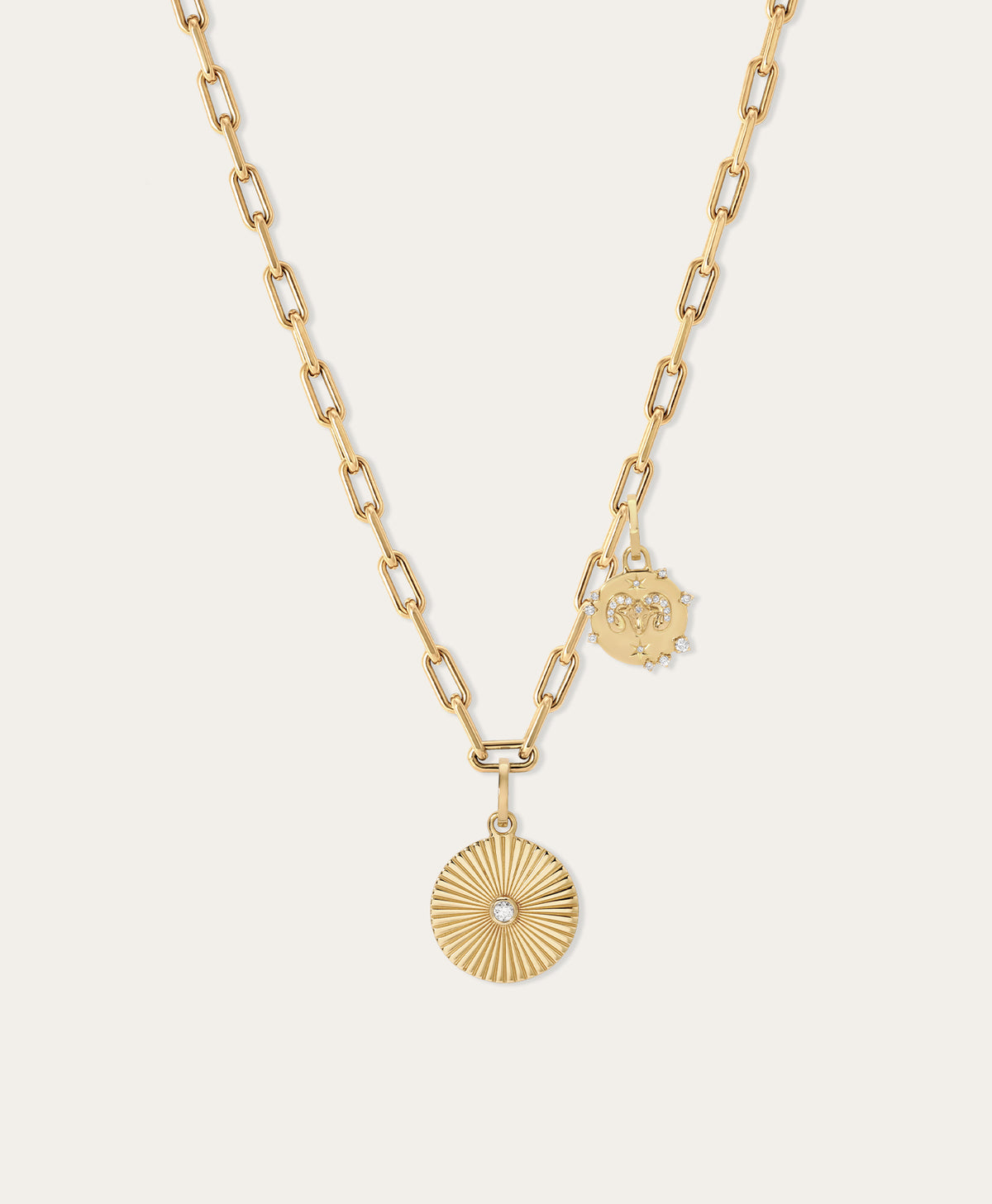 Starstruck Diamond Charm Necklace