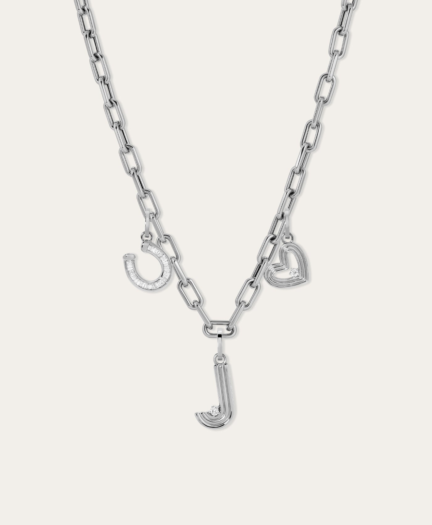 For Luck & Love Diamond Charm Necklace