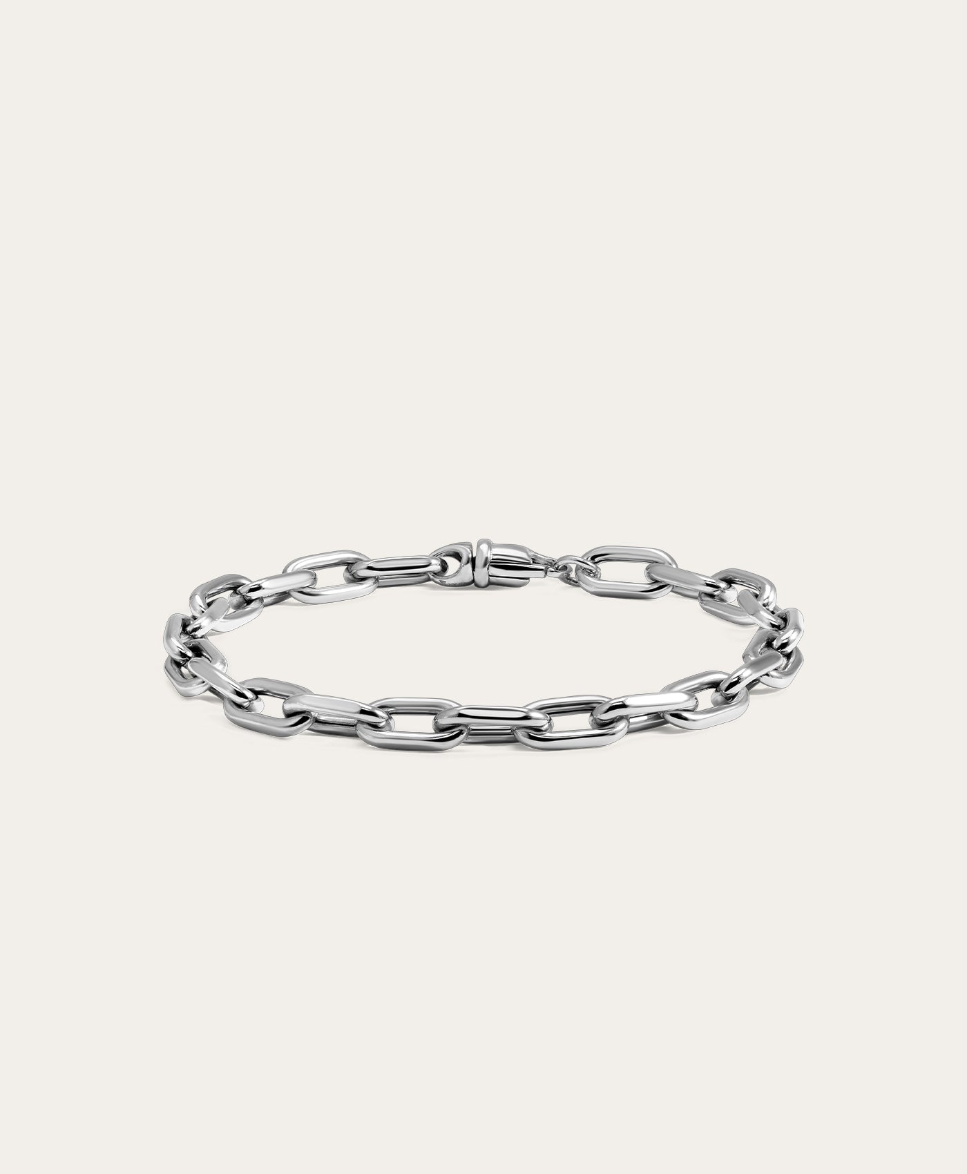 5.3mm Italian Chain Link Bracelet in Sterling Silver