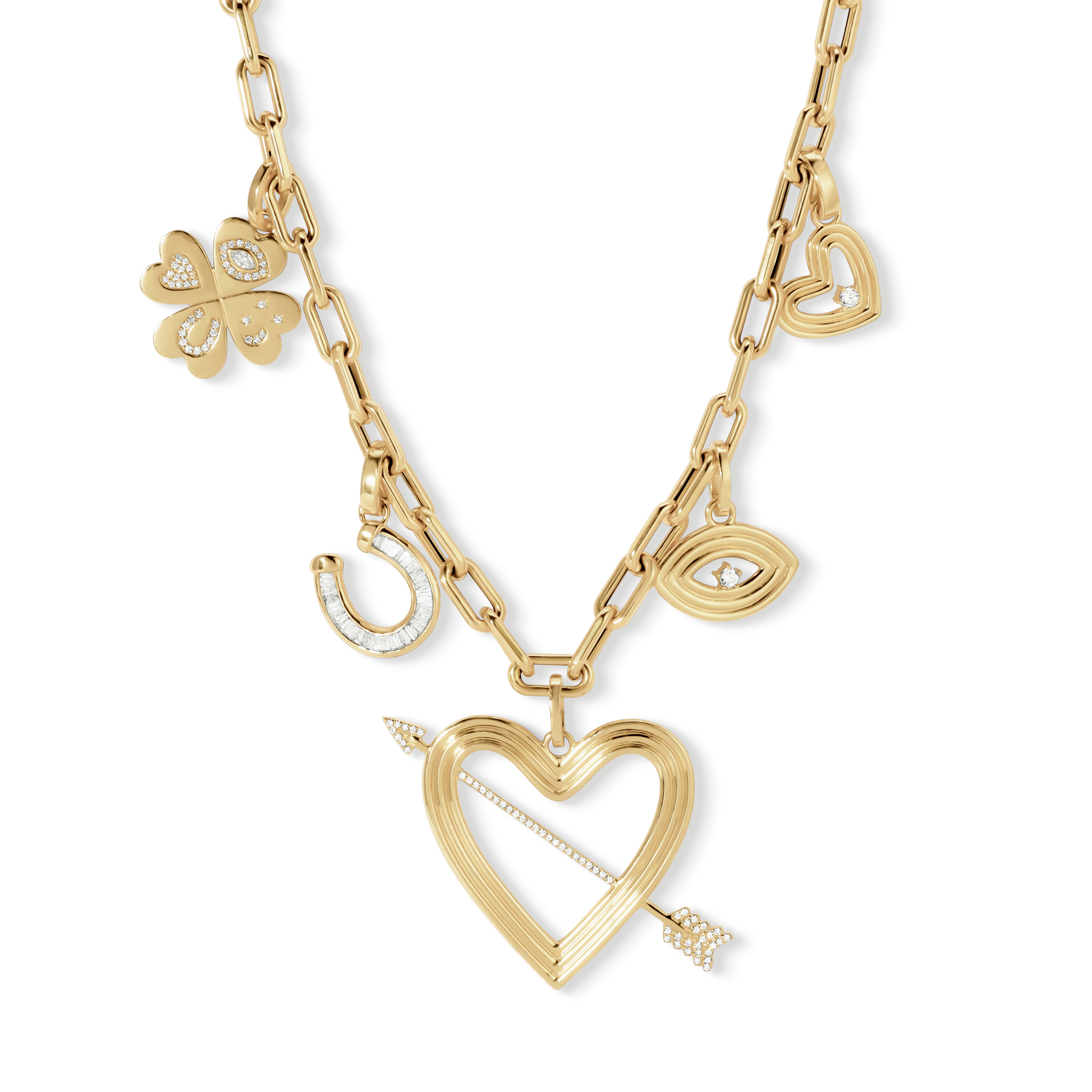 Eye Love You Luxe Charm Necklace
