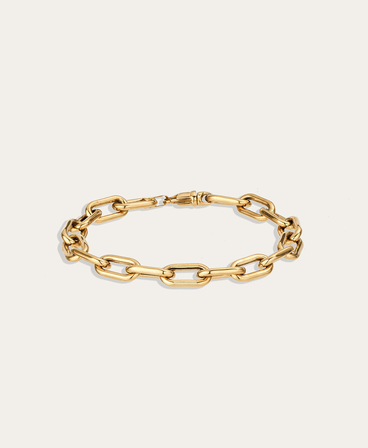 7mm Italian Chain Link Bracelet
