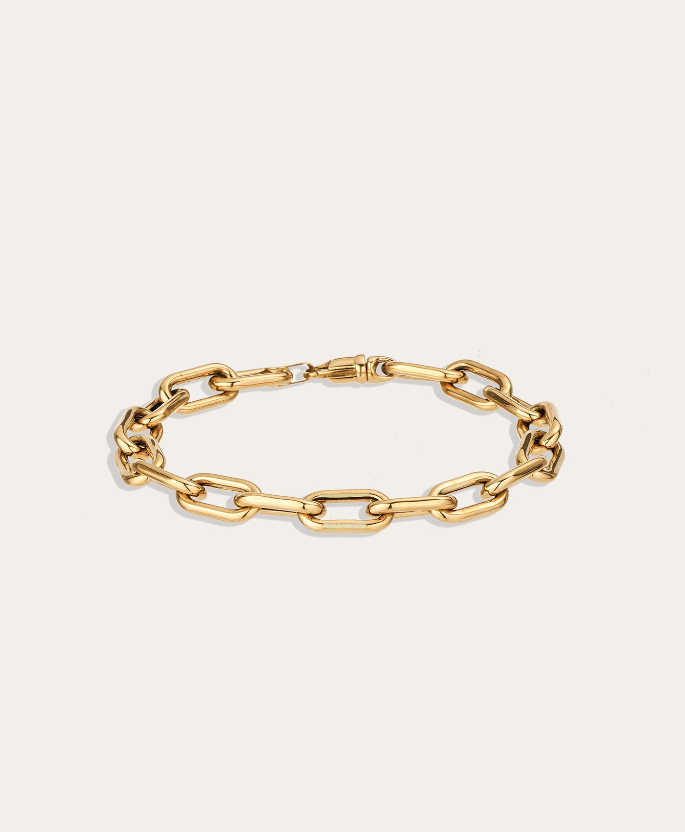 7mm Italian Chain Link Bracelet