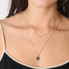 One of a Kind Bezel Set Pear Amigos Lab Grown Diamond Necklace