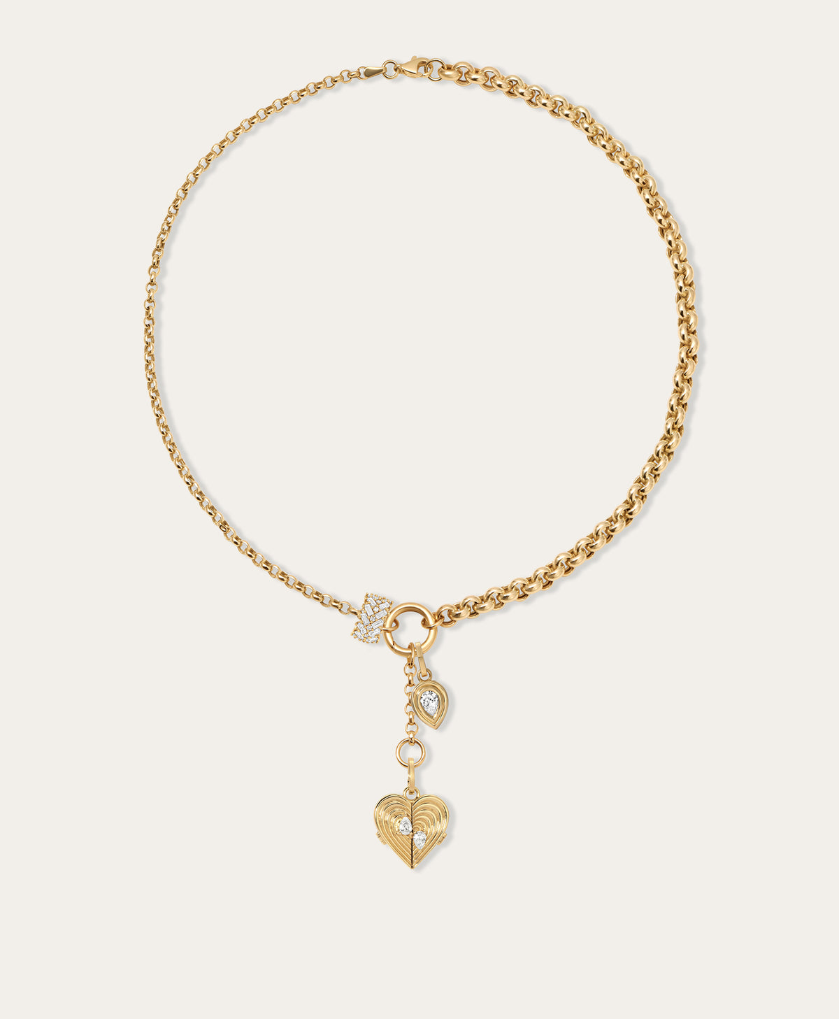 Aerin Diamond Charm Necklace