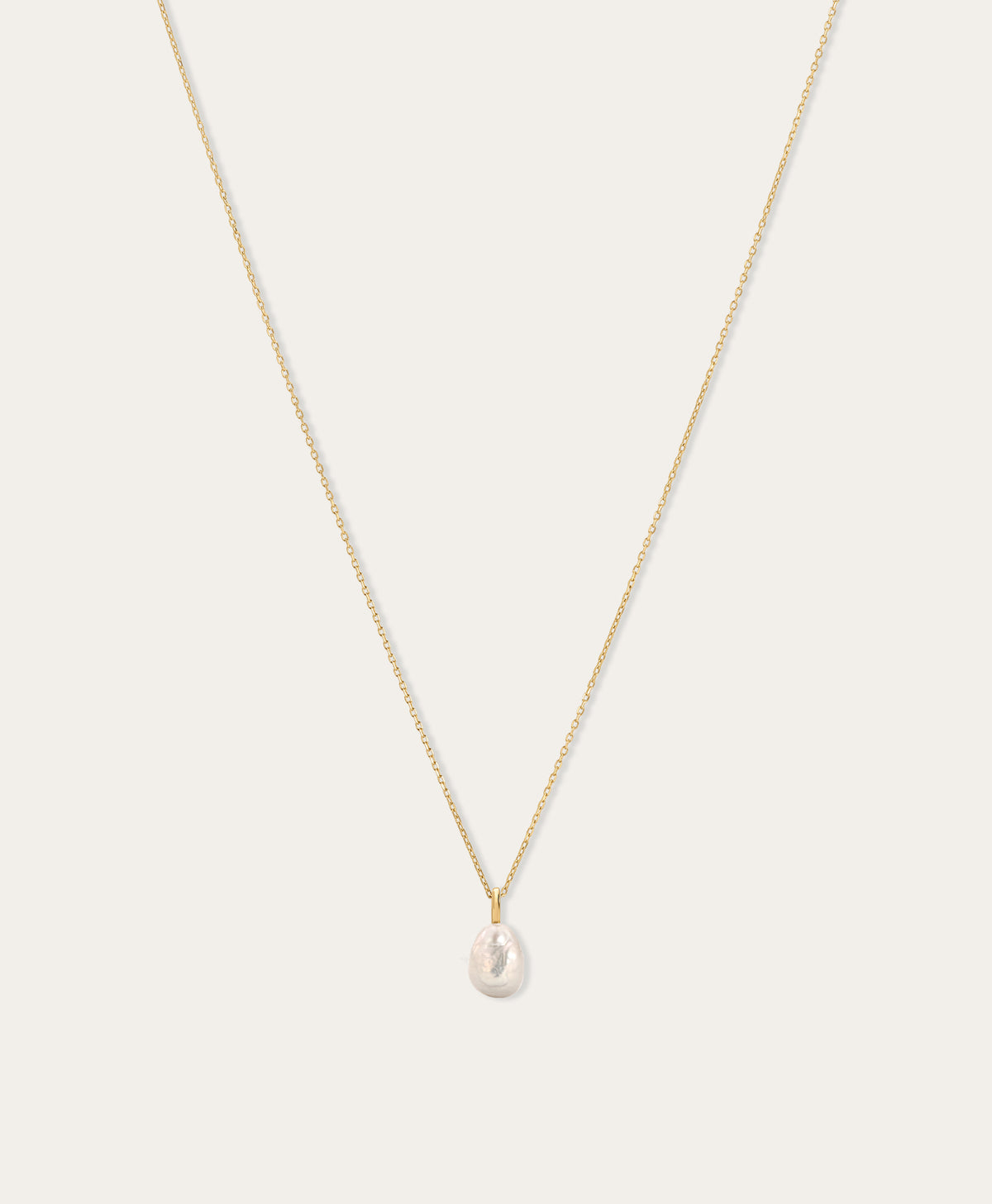Baroque Pearl Mini Charm Necklace