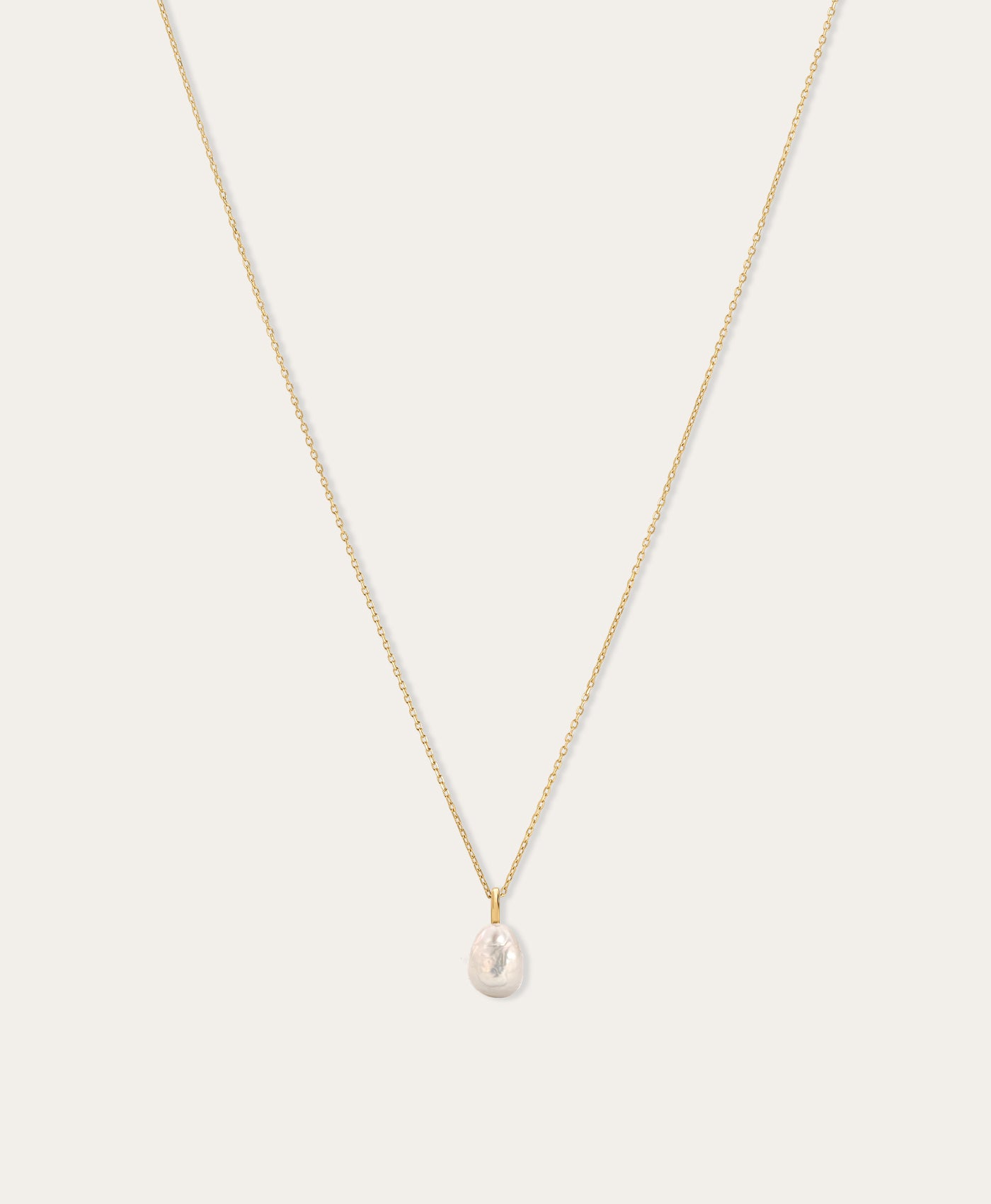 Baroque Pearl Mini Charm Necklace