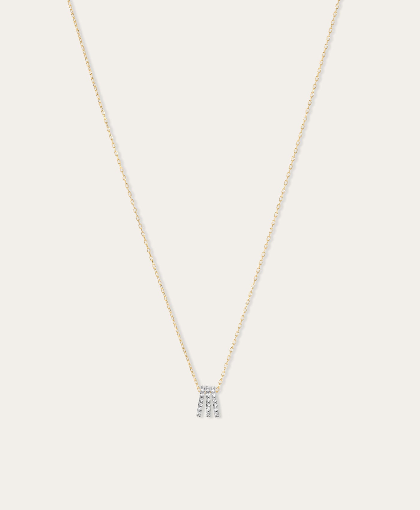 Bead Party Diamond 3s Company Necklace