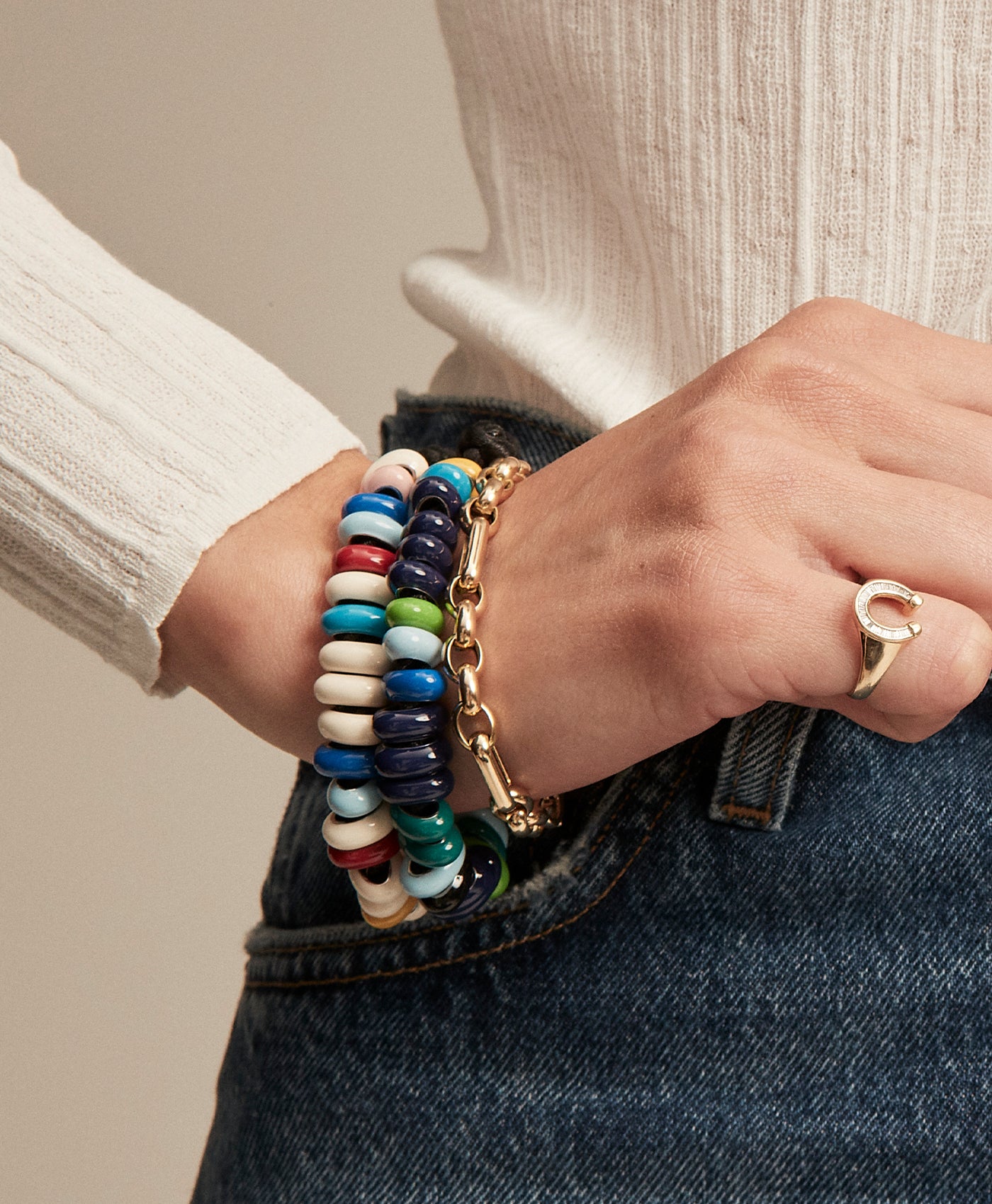 Big Bead The Adina  Bracelet