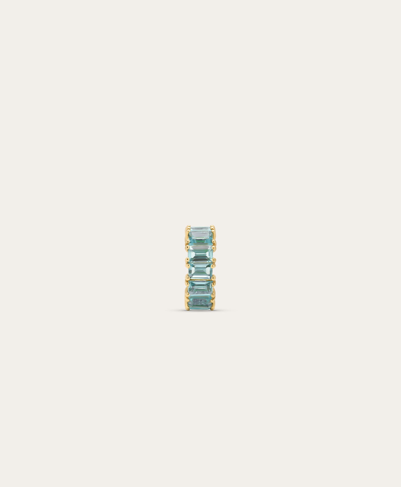 Blue Topaz Baguette Big Bead