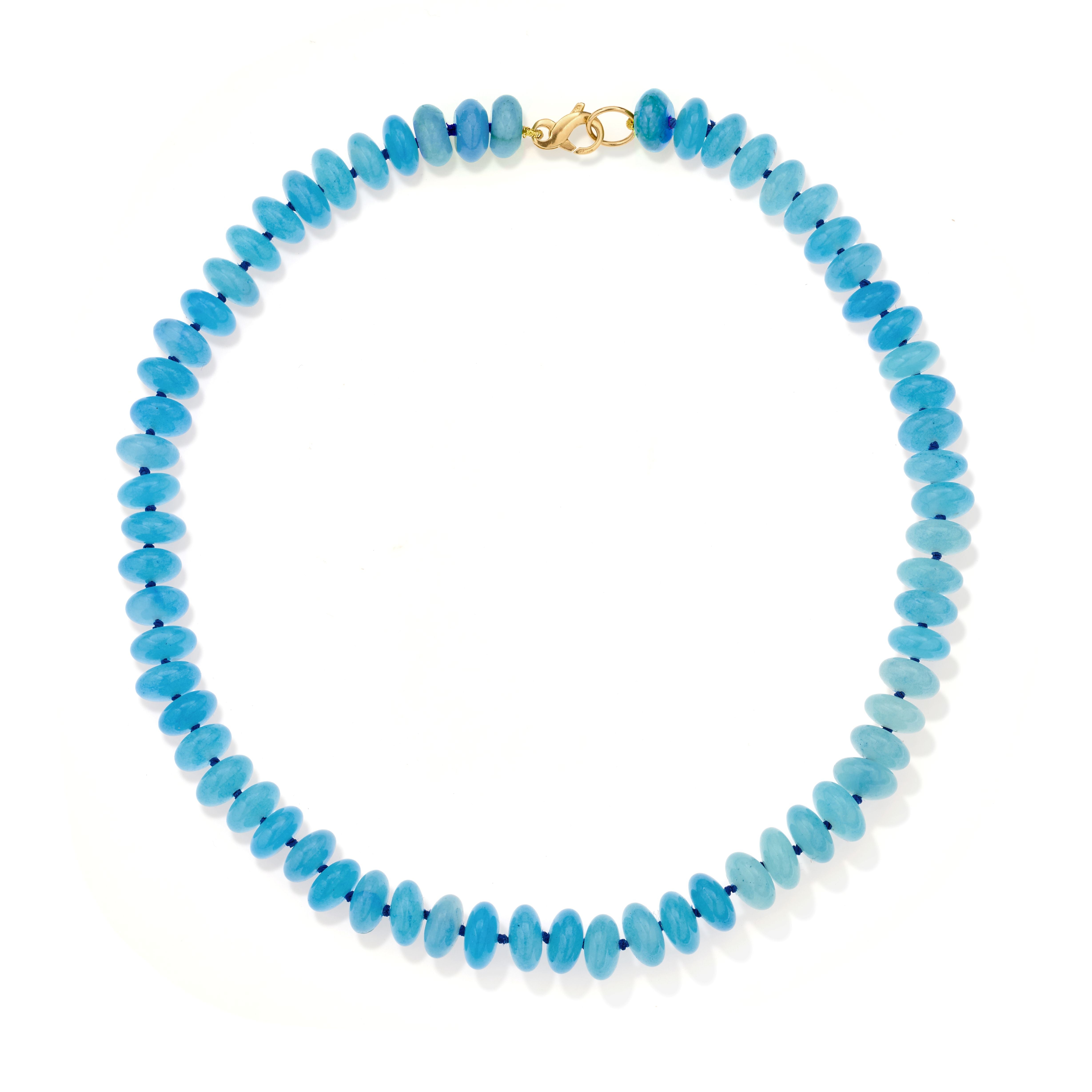 Coastal Blue Gemstone Necklace
