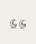 Celestial Diamonds Wide Huggie Hoops main image 1