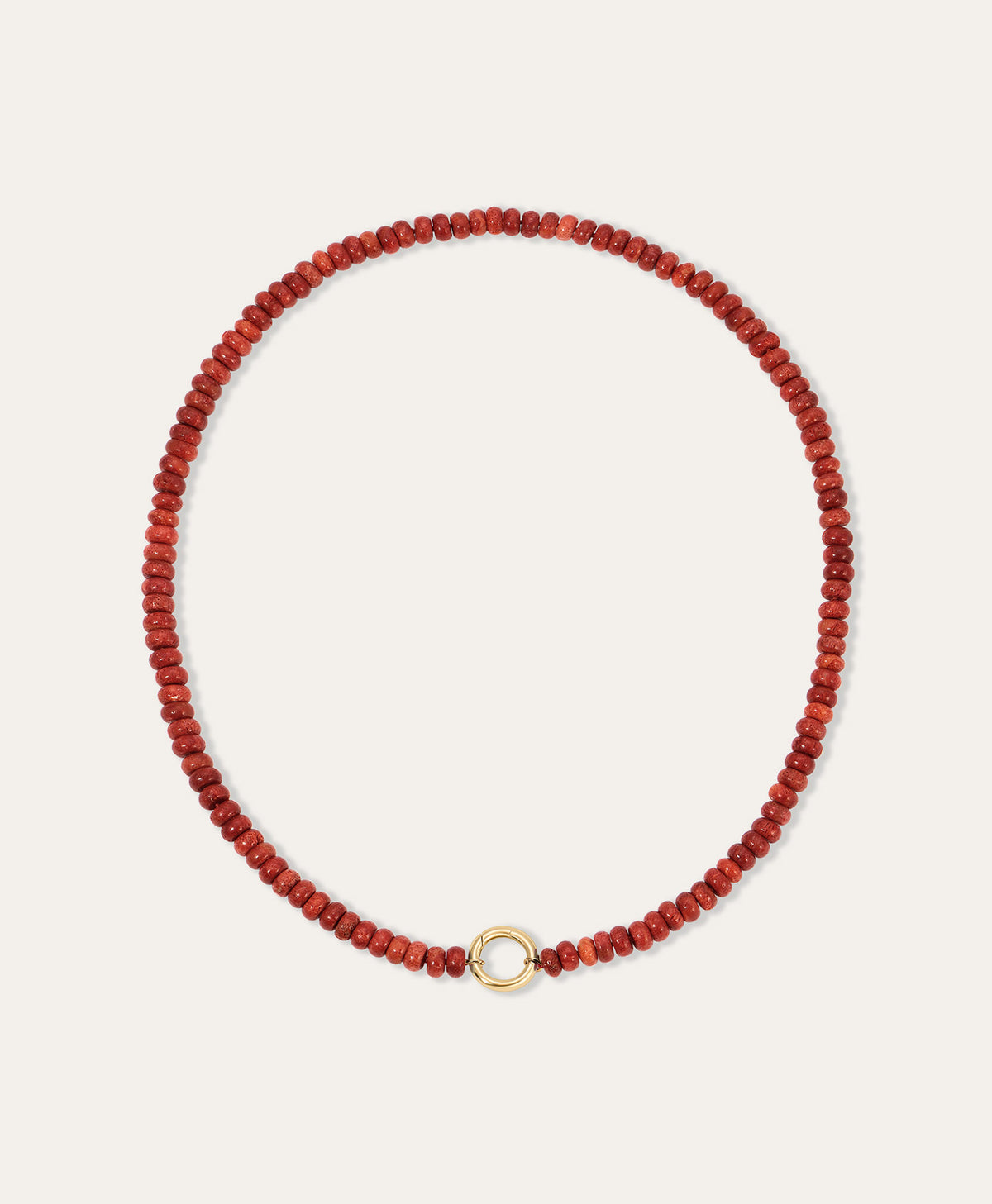 Charm Enhancer Coral Gemstone Necklace