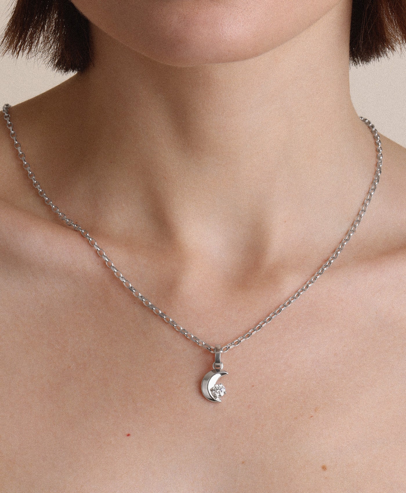 Choose Your Groovy Charm 2mm Italian Chain Necklace in Sterling Silver