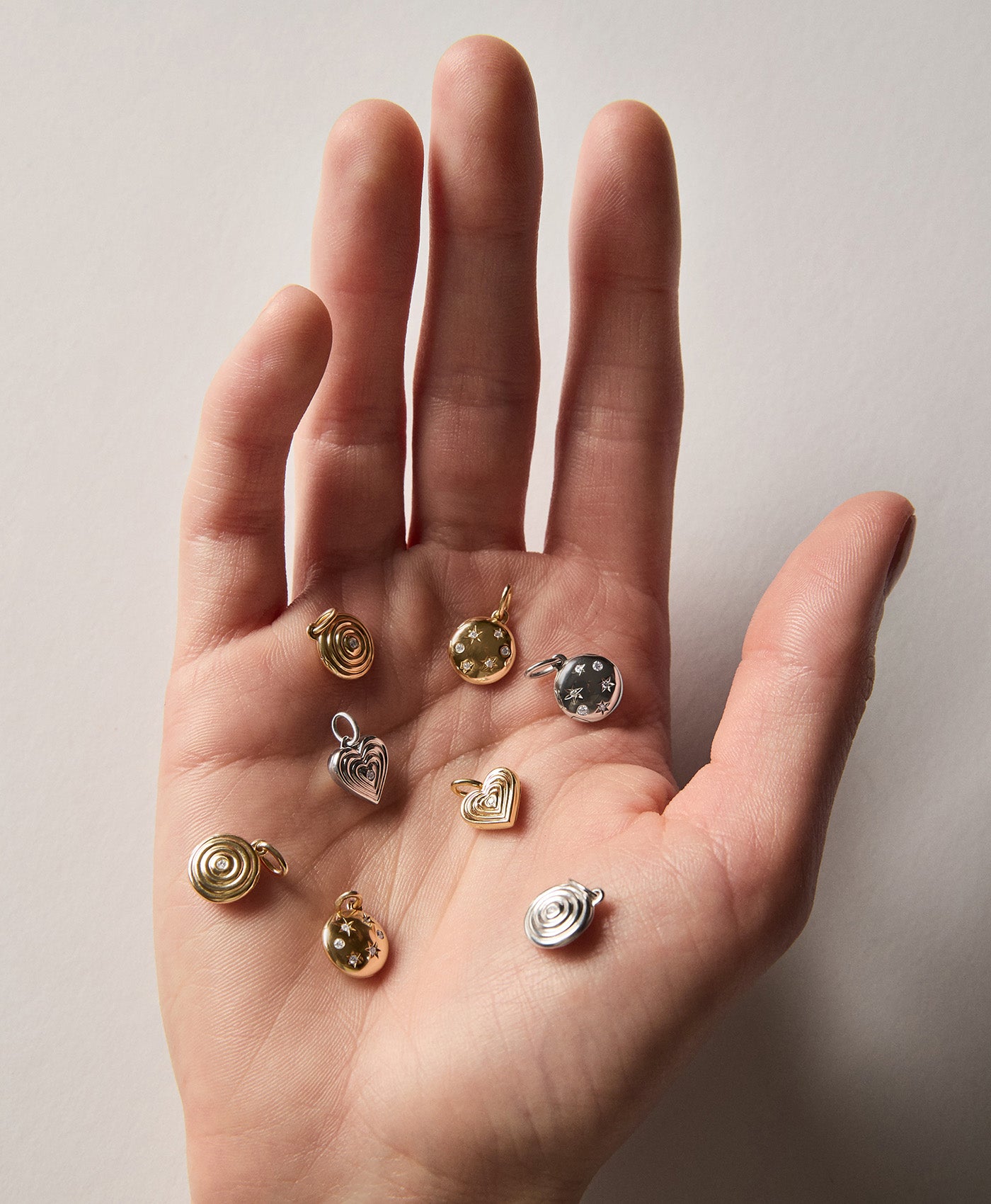 Choose Your Locket Mini Charm Necklace in Sterling Silver