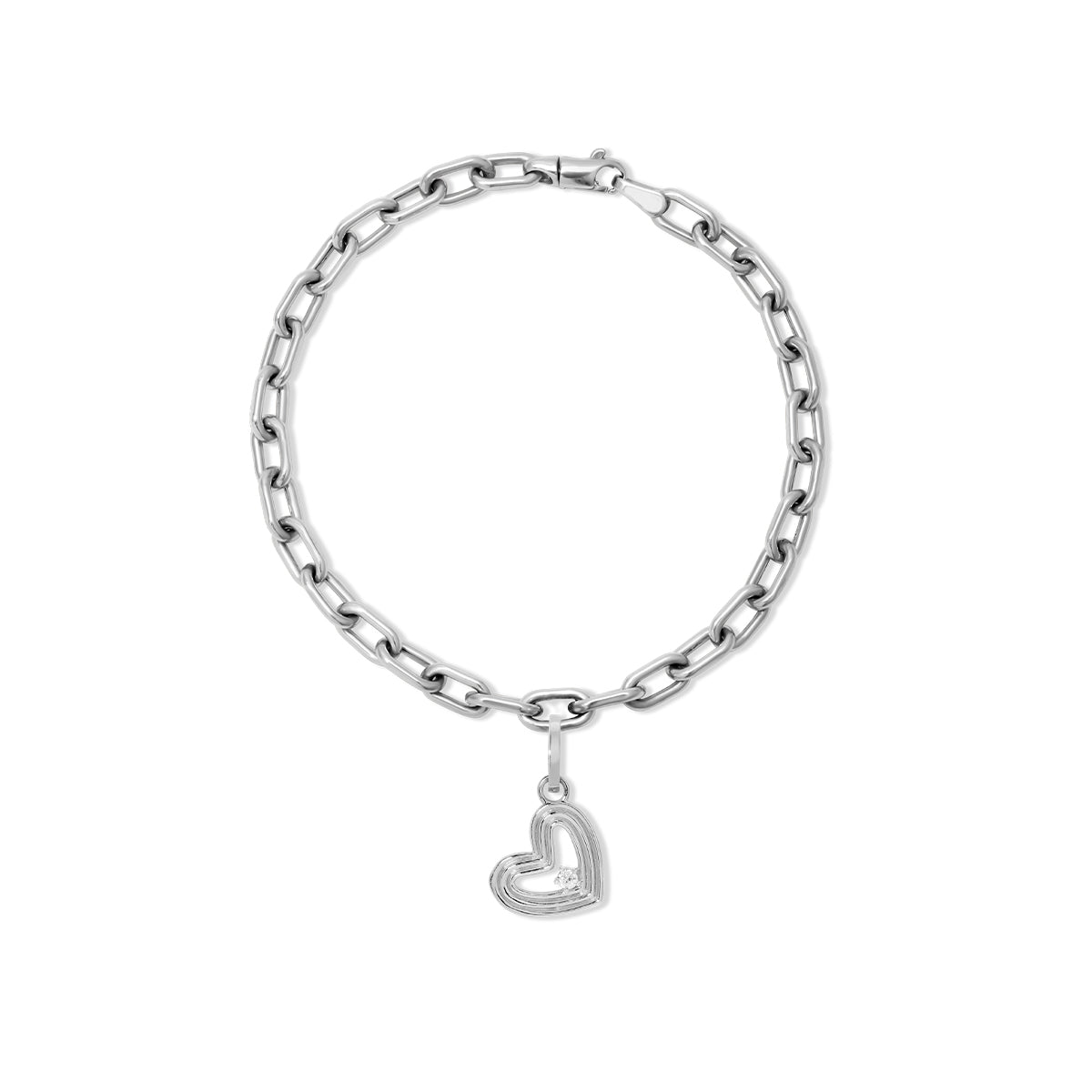 Choose Your Talisman Charm Bracelet on 4mm Italian Chain in Sterling Silver