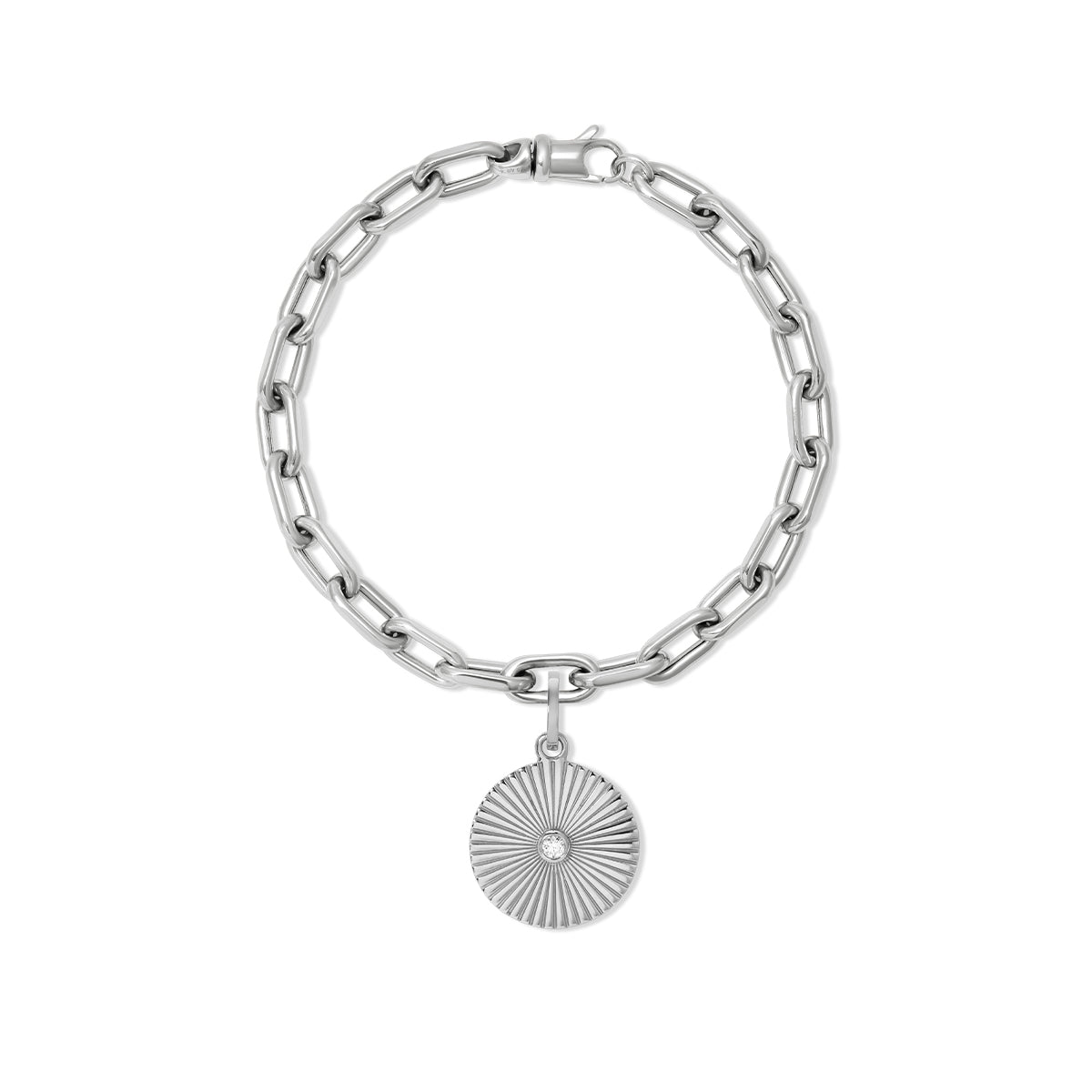 Choose Your Talisman Charm Bracelet on 5.3mm Italian Chain in Sterling Silver