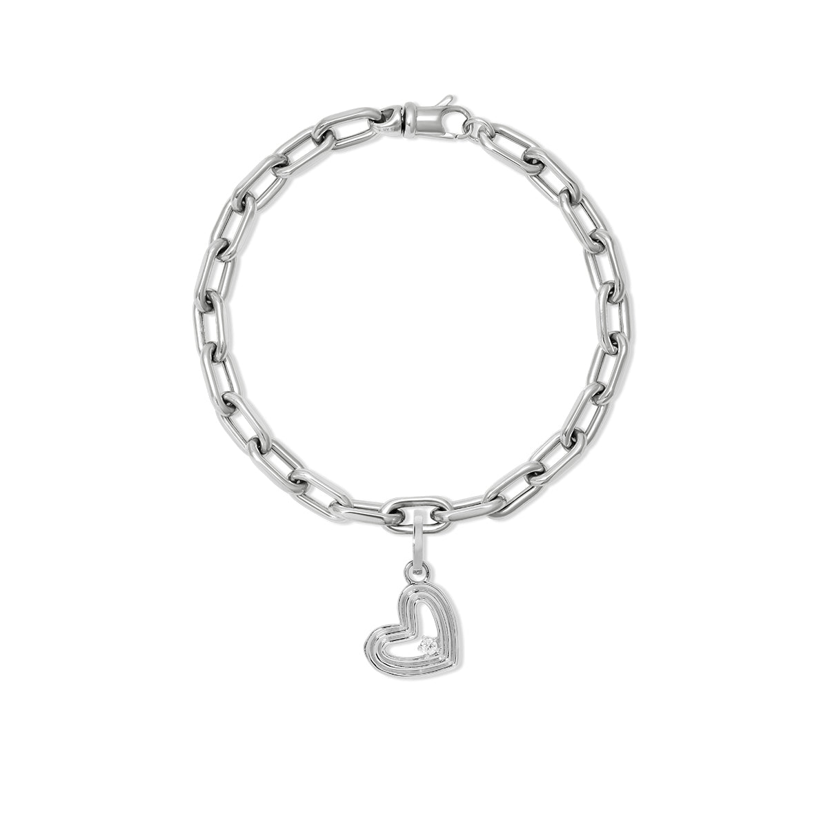 Choose Your Talisman Charm Bracelet on 5.3mm Italian Chain in Sterling Silver