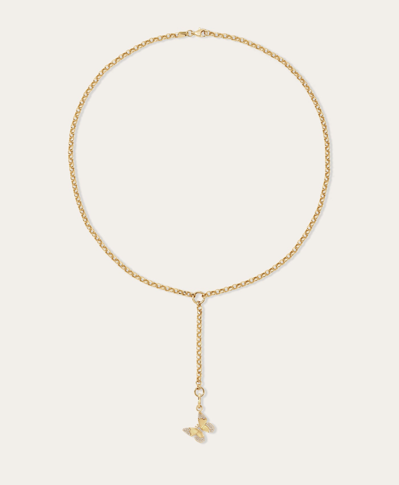 Choose Your Talisman Diamond Lariat Necklace