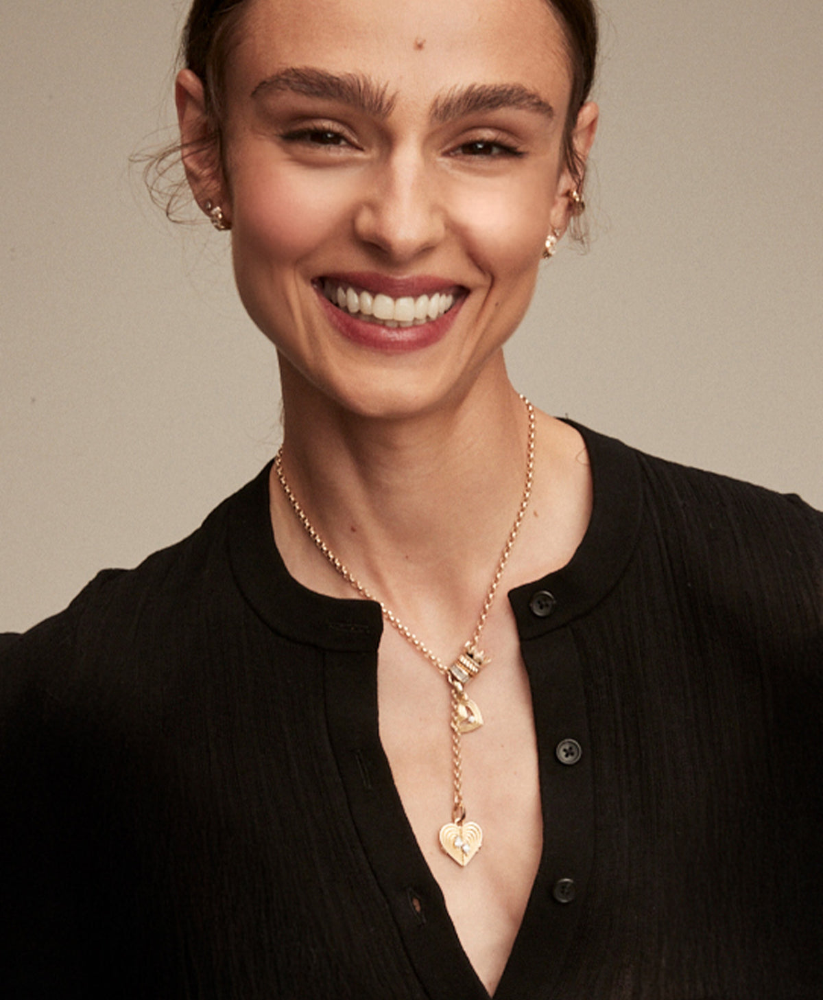 Choose Your Talisman Diamond Lariat Necklace