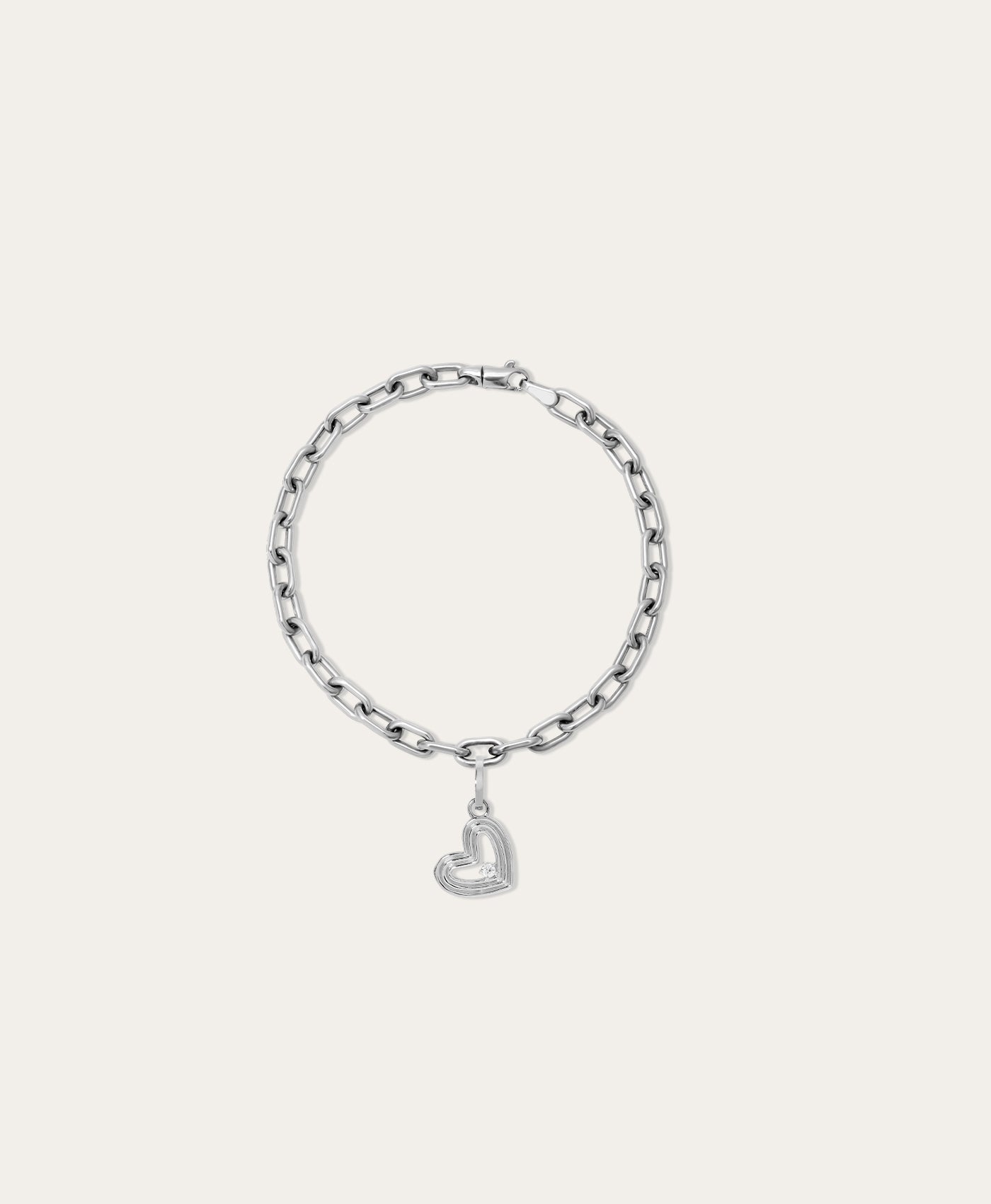 Choose Your Talisman Charm Bracelet on 4mm Italian Chain in Sterling Silver