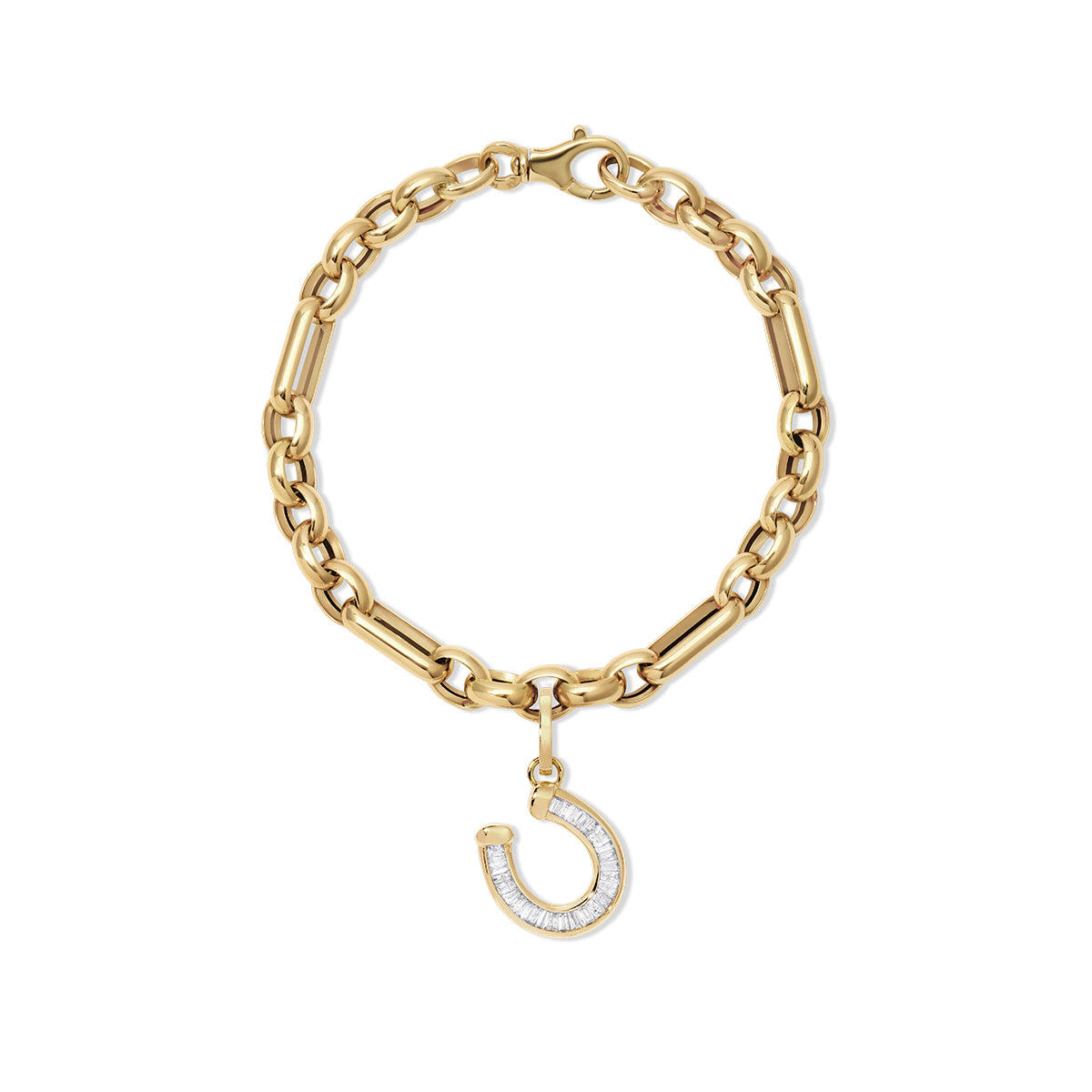 Choose Your Talisman Charm Bracelet on Mixed Rolo
