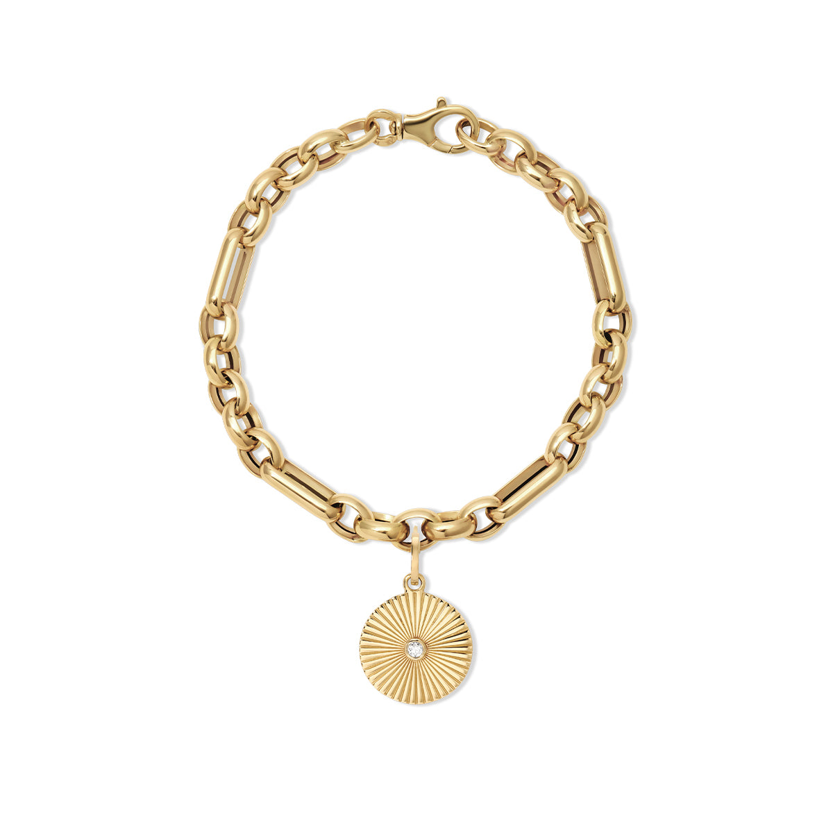Choose Your Talisman Charm Bracelet on Mixed Rolo