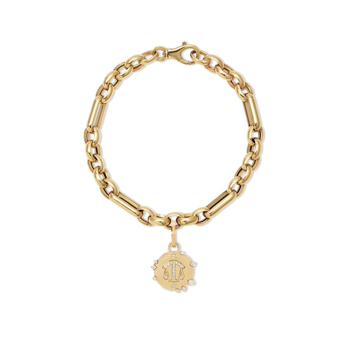 Choose Your Talisman Charm Bracelet on Mixed Rolo