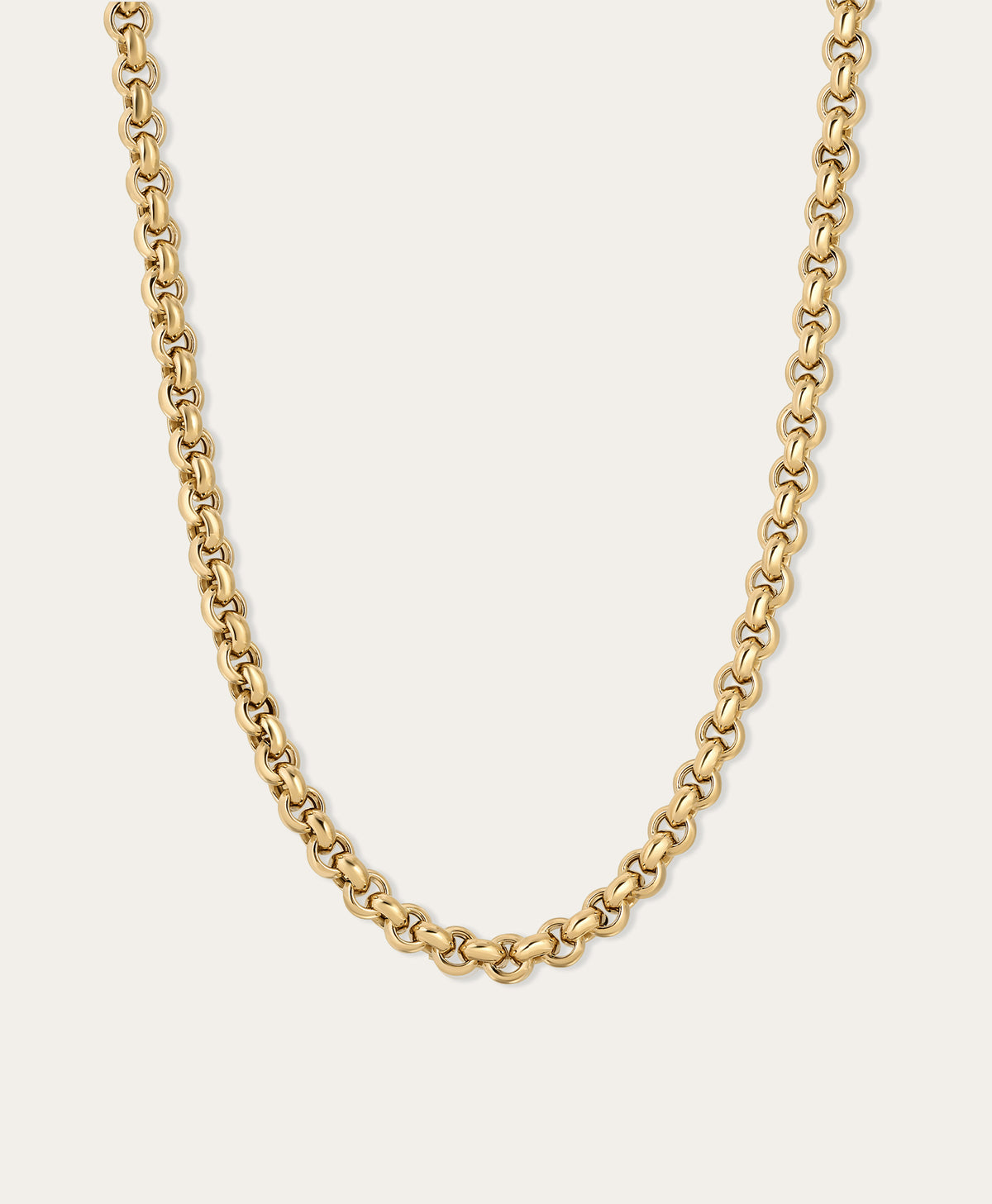 Chunky Rolo Chain Necklace