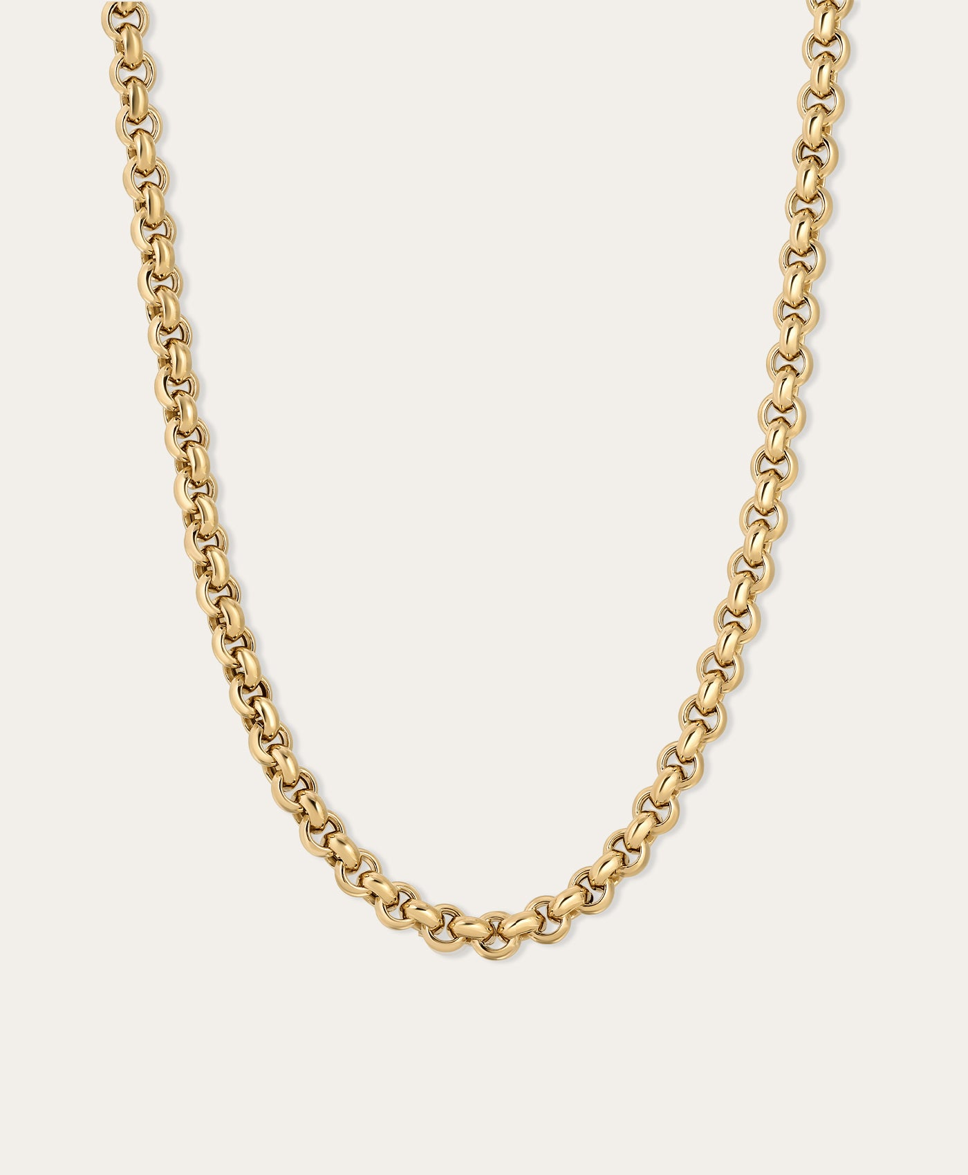 Chunky Rolo Chain Necklace