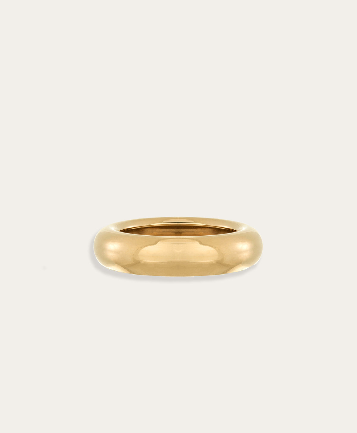Chunky Tube Band Ring, Size 6