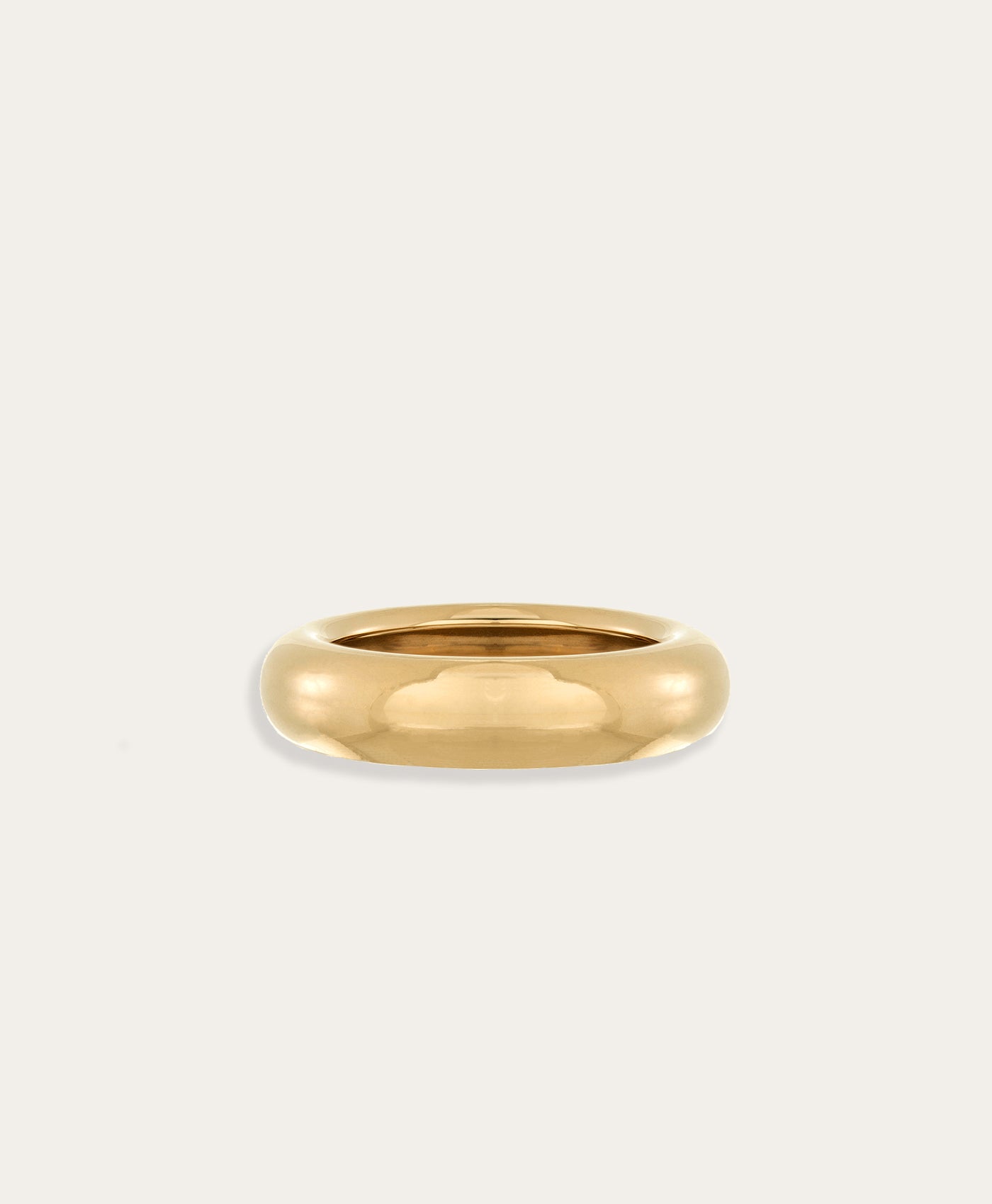 Chunky Tube Band Ring, Size 6