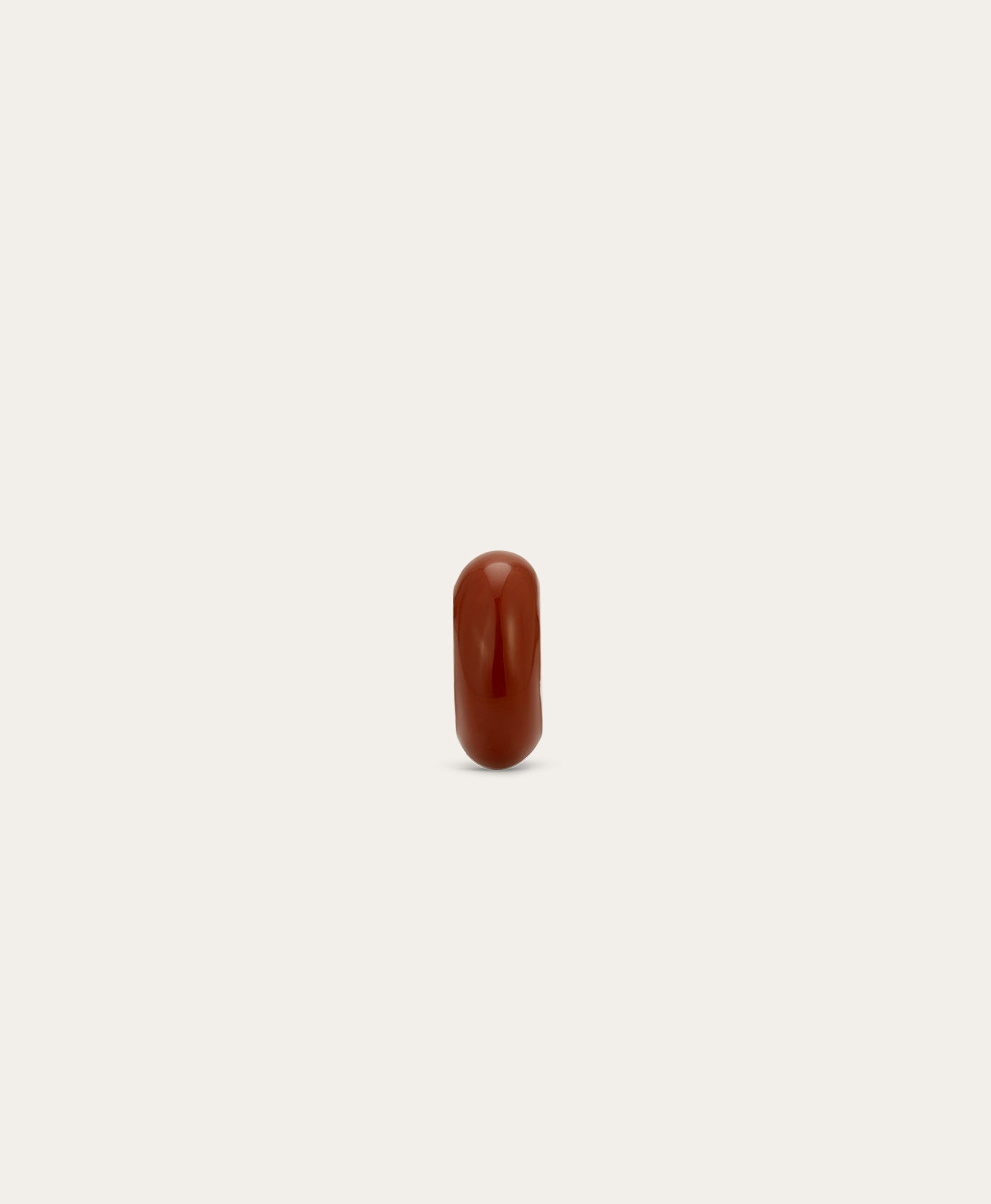 Cognac Enamel Big Bead