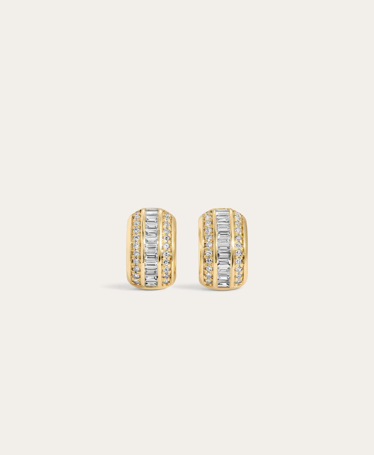 Deco Diamond J Hoops