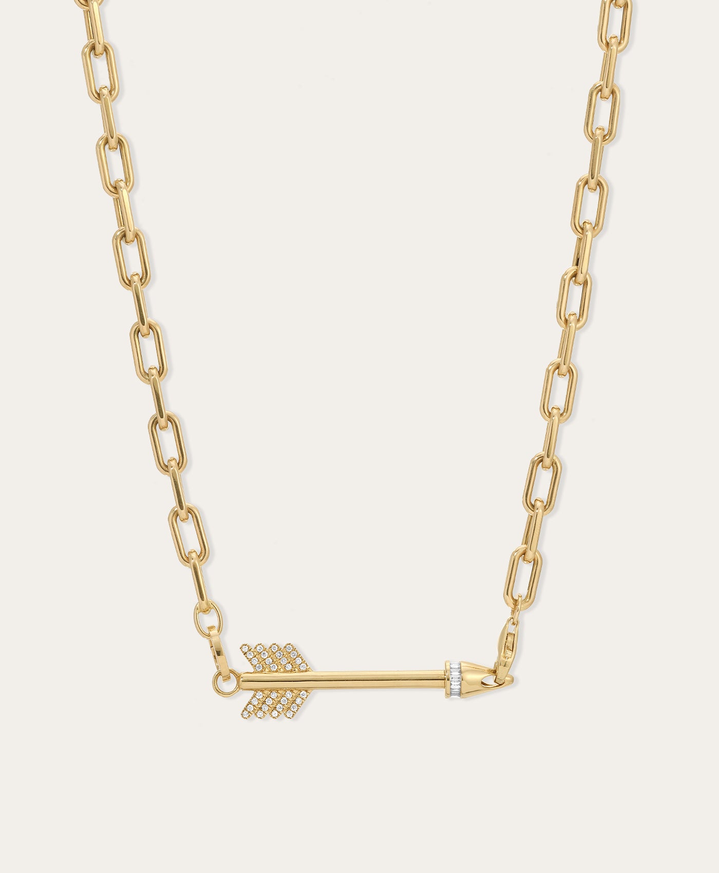 Diamond Arrow Hinged Charm for Big Beads