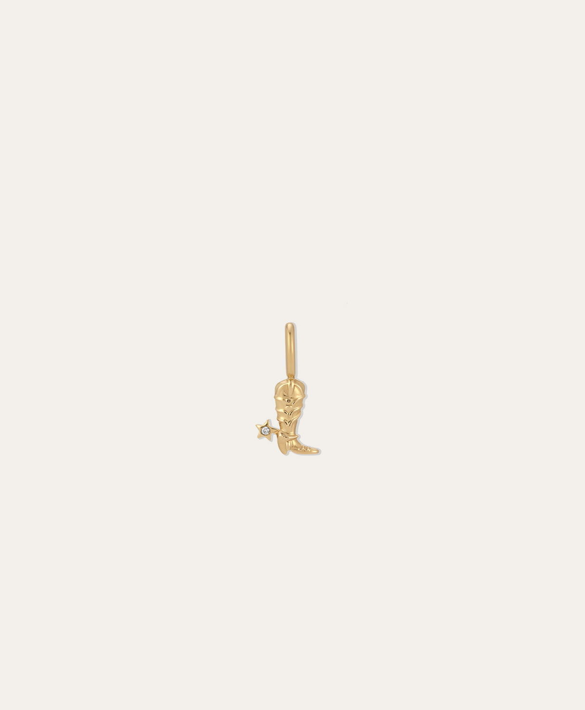 Diamond Boot Mini Charm