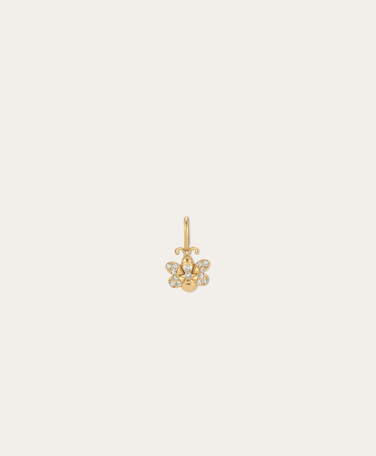 Diamond Bumblebee Mini Charm