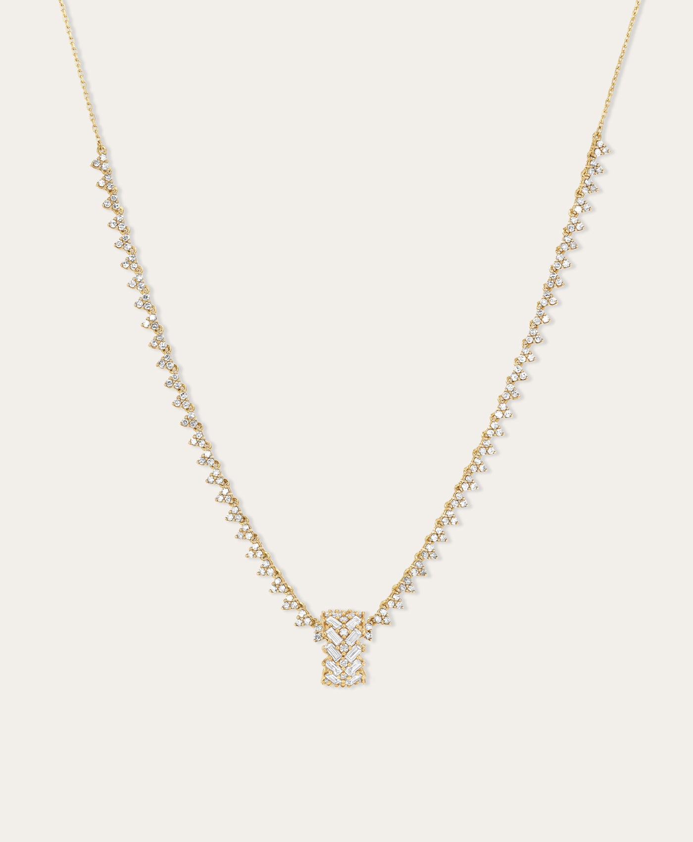 #chain_diamond-cluster-half-riviera-necklace