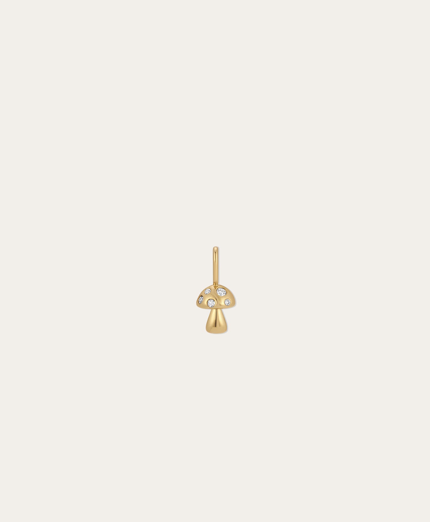 Diamond Mushroom Mini Charm