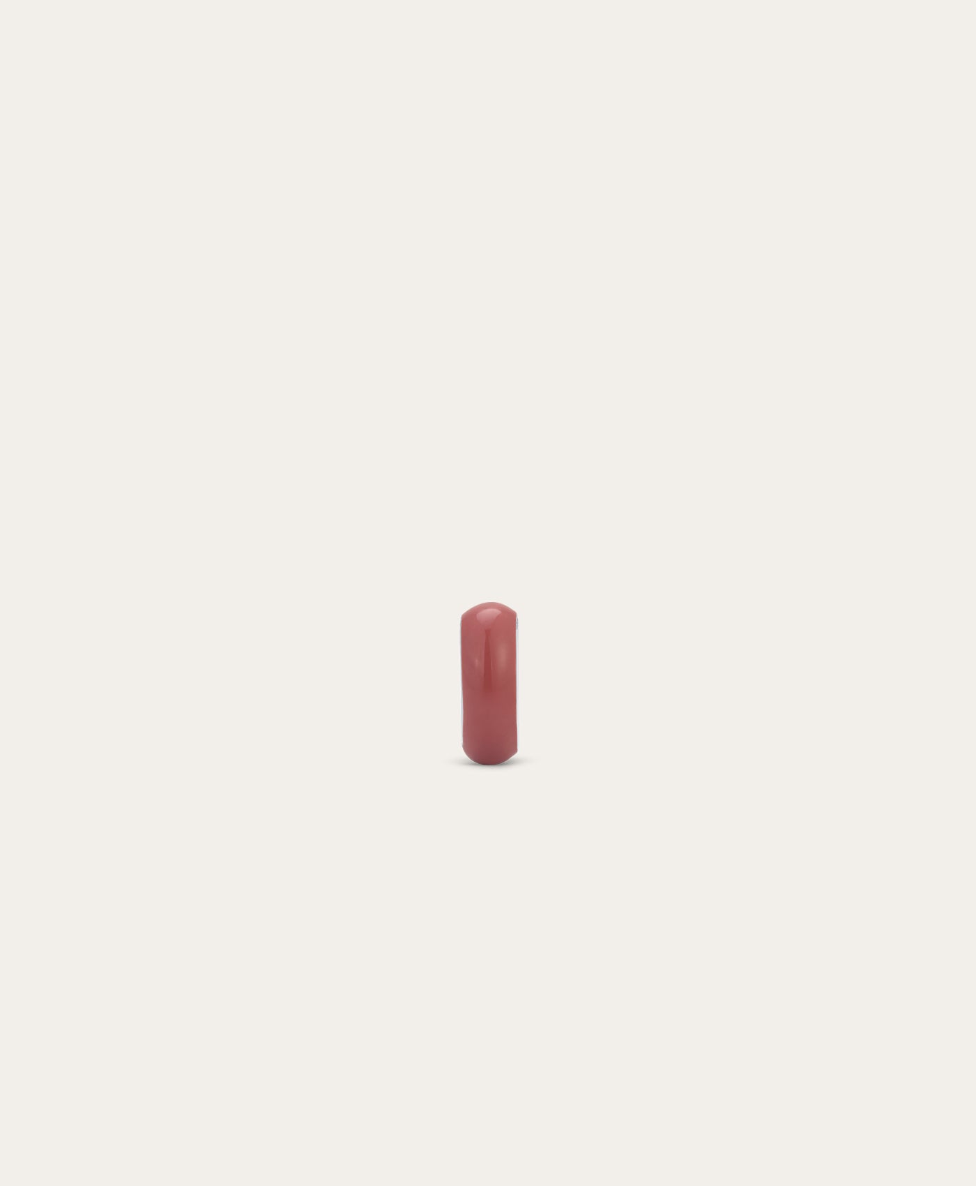 Dusty Rose Enamel Bead