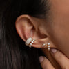 Wide Pave Diamond Ear Cuff