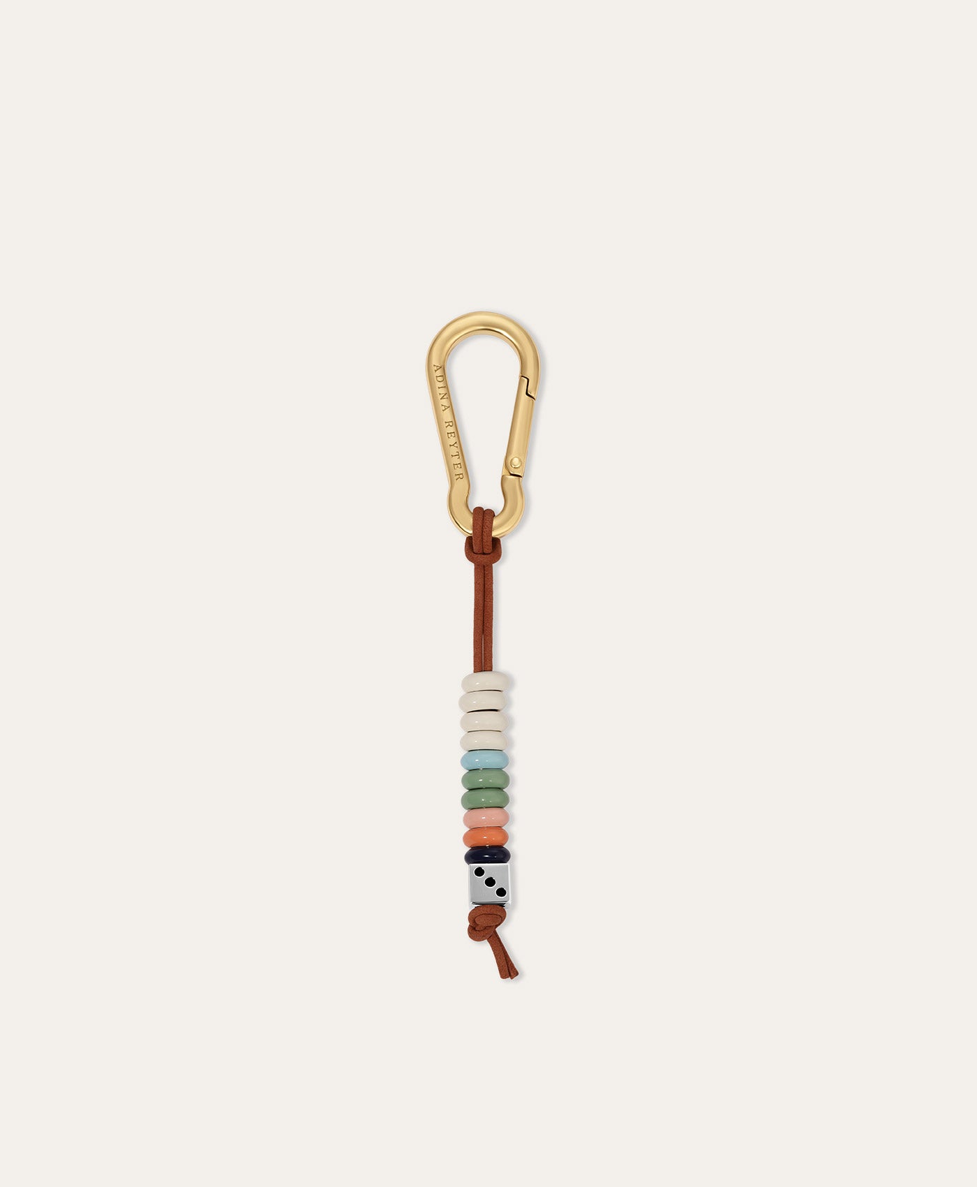 Enamel Prairie Sky Dice Bag Charm